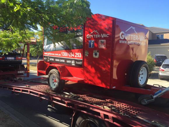 New Trailer delivery for Gutter-Vac Knox !