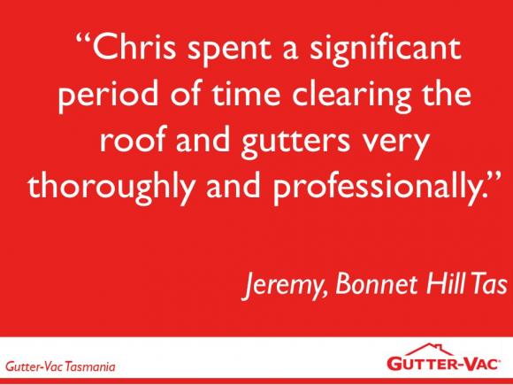Happy Hobart Gutter Cleaning Customer