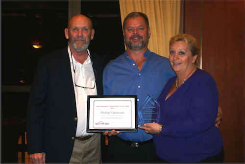 Gutter-Vac National Multi-Unit Franchisee of the Year 2013