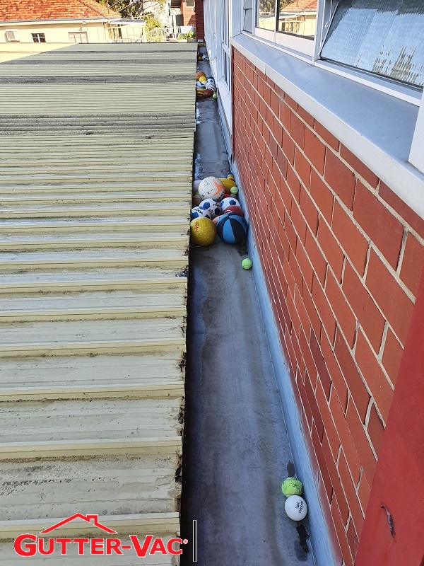 Gutter Cleaning at Hobart Schools